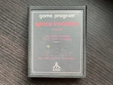 Space Invaders [Text Label] (Atari 2600, 1980) CX2632, Tested & Works