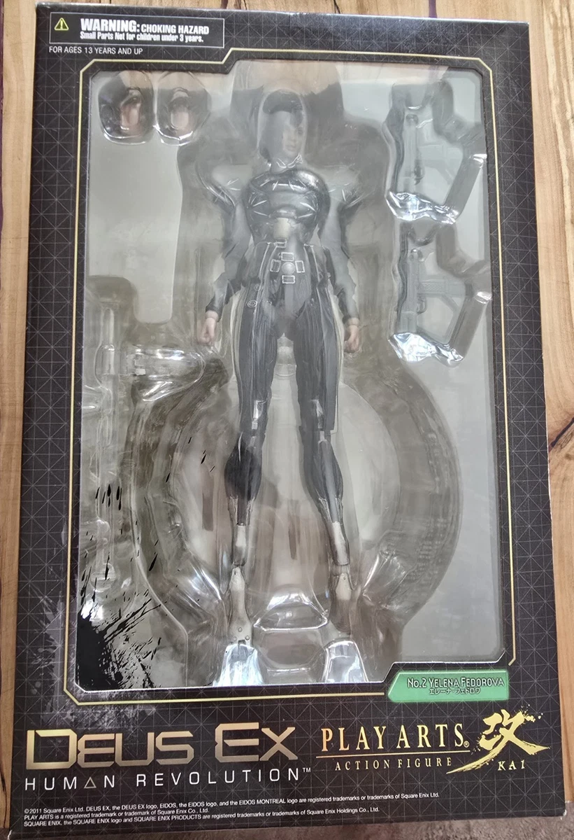 Figurine Deus Ex : Human Revolution - Adam Jensen - Play Arts Kai - Neuve Japon