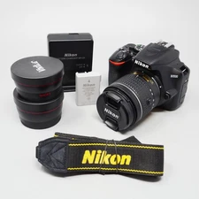 Nikon D3500 24.2MP with 18-55mm VR Lens Kit DSLR Camera - 4,802 Clicks!