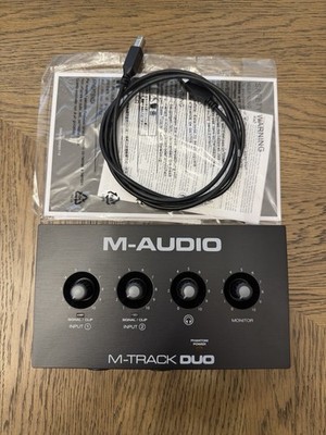 M-AUDIO M-Track Duo USB Audio Interface