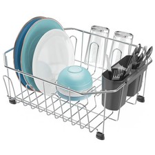 Small in Sink Dish Drying Rack - Stainless Steel Compact Dish Drainer for RV ...
