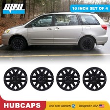 16 Inch 4pcs Set Hubcaps For 2004-2010 Toyota Sienna Steel Wheel Covers New R16 16 Inch 4pcs Set Hubcaps For 2004-2010 Toyota Sienna Steel Wheel Covers New R16