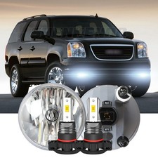 For 2007-2014 GMC Yukon XL Lightning Fog Lights Driving Bumper Lamps Assembly