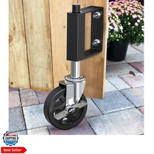 Heavy Duty Gate Caster, Spring Loaded Gate Wheel, Swivel Caster Wheels for Wo...