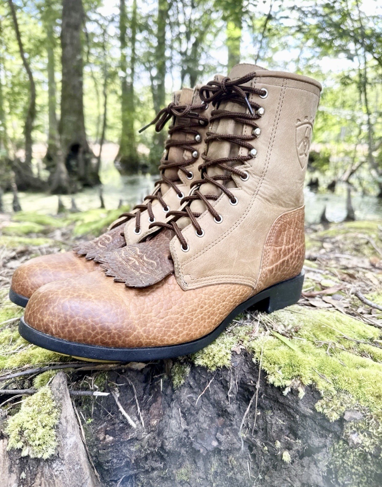 Ariat Womens Heritage Roper Boot Leather Size 9