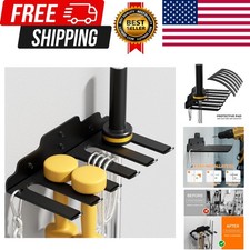 Olympic Barbell Hanger,Garage Gym Bar Wall Rack,Vertical Barbell Mount Rack,B...