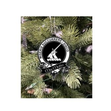 MacMullin Family Crest Christmas Ornament Laser Engraved Scottish Clan Gift