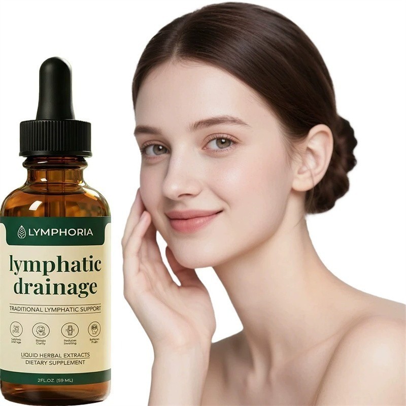 59ml Lymphatic Drainage Drops Natural Herbal Formula Toxin Relief Support Liquid