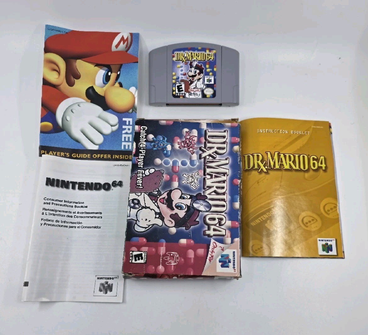 Dr. Mario 64 Nintendo 64 N64 Complete In Box CIB Authentic Tested