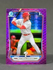 Matthew Ferrara 2026 Bowman Chrome 1st Bowman Fuchsia /199 Phillies Prospect