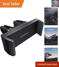 Hands-Free Car Vent Phone Holder with Unique Two Grips Design for Safe Driving