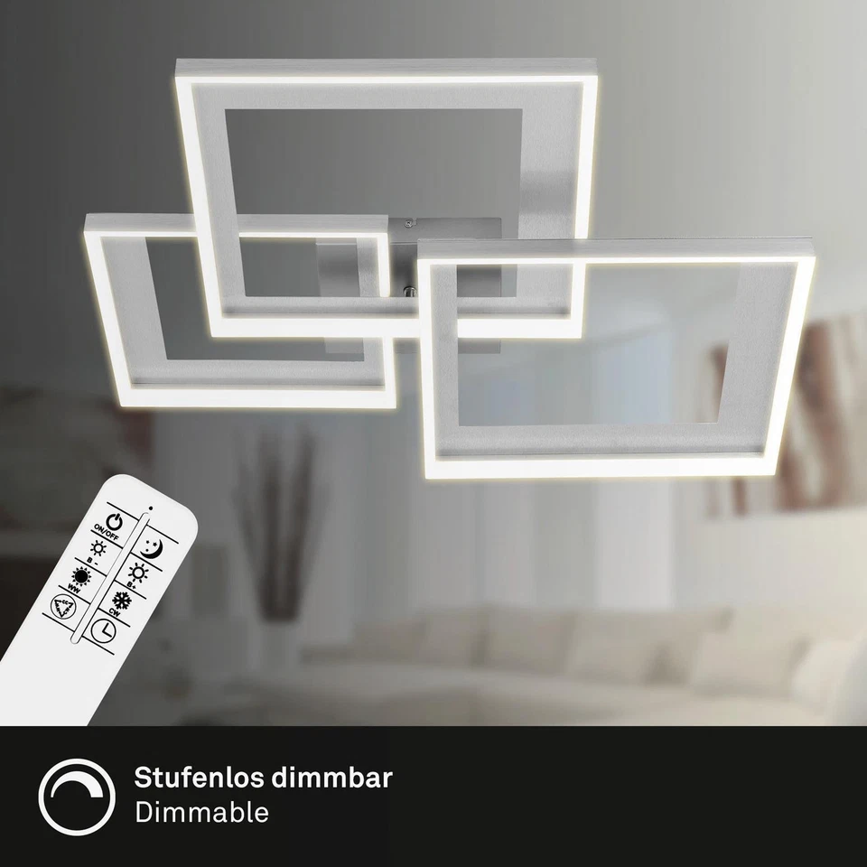 Briloner Deckenleuchte LED 40W Deckenlampe CCT Dimmbar Fernbedienung Schwenkbar  - Bild 4 von 4