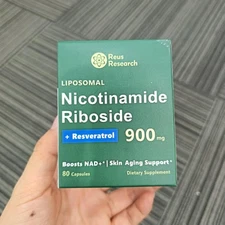 NAD Resveratrol Supplement with Nicotinamide Riboside | Anti-Aging 