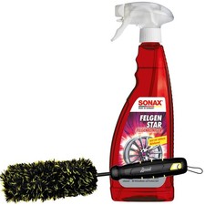 Sonax Felgenreiniger FelgenStar 750ml inkl Mikrofaser Felgenbürste Beast Edition