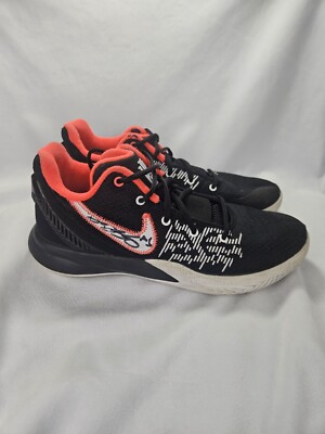 Nike Mens Kyrie Flytrap II Basketball ShoesBlack Red White Size 7.0 Autographed