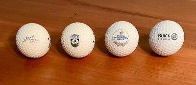 Four (4) Buick Invitational California Southern Open Scramble Logo Golf Ball Lot