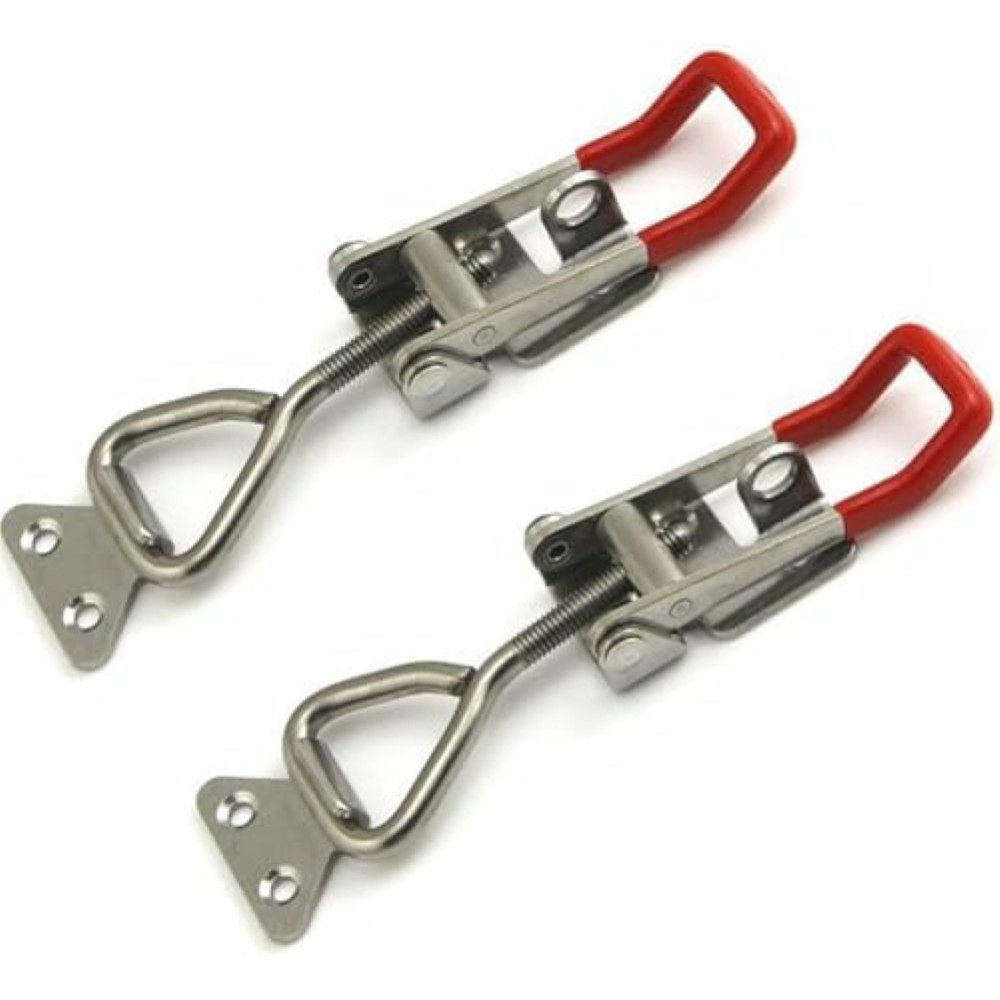 Morsetto a Leva Regolabile Acciaio Inox 304 - Set 2 Pezzi Alta Tenuta