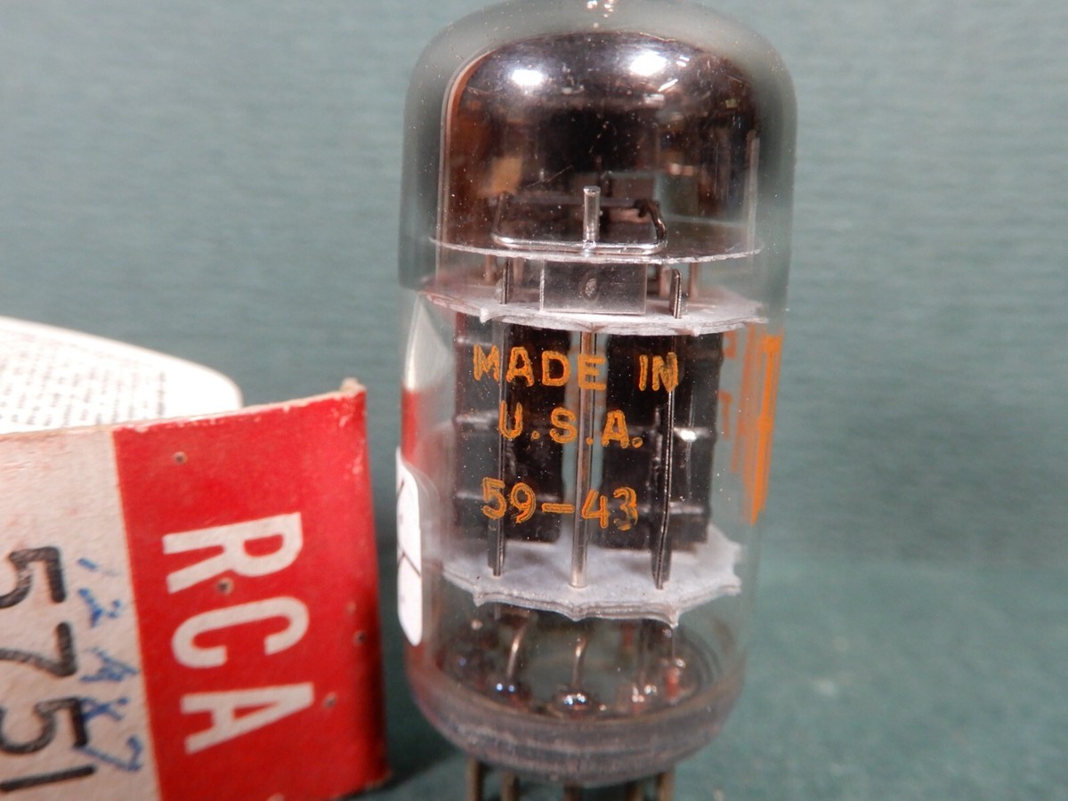 RCA Black Plate Support Rod 5751 Vacuum Tube Amperex Tested 91/100