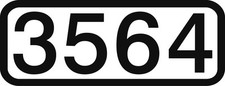 N106 - 8 Inch EMD/GE Number Board Decals - ShellScale Decals