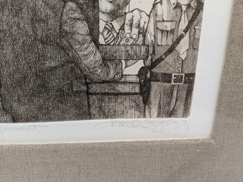 Charles Bragg Closing Argument Numbered 72/300 Legal Suite Signed Framed Art - Picture 6 of 10