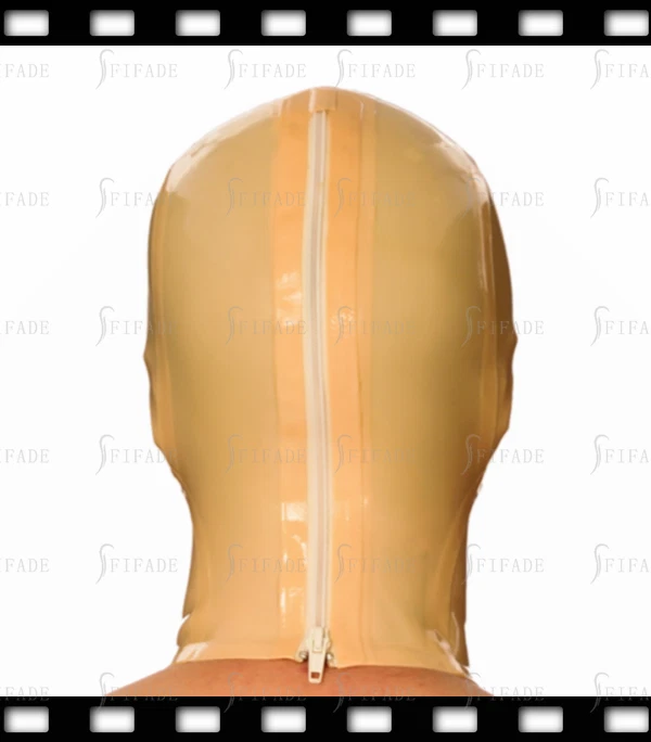 Traje de gato de látex para hombre con capucha máscara ojos adornos anchos clásico personalizado 0,4 A7 Foto 3 de 4