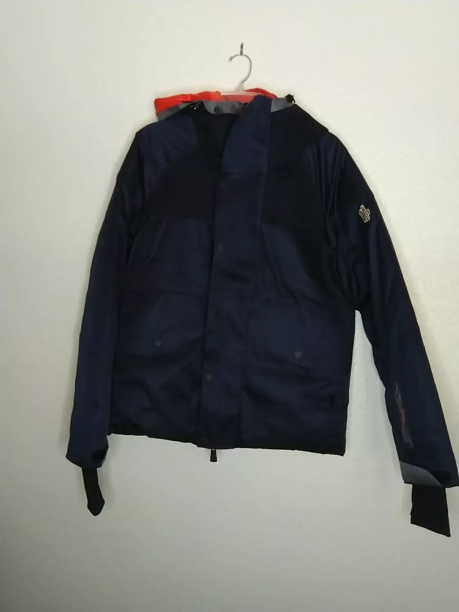 moncler maglione tricot cardigan mens down hooded jacket sz L | eBay