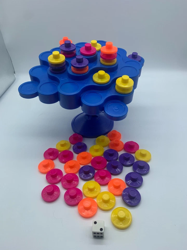 Topple Game 1992 Pressman Waddingtons Games Complete 2-4 Players Ages 6 and Up - Image 2 of 4