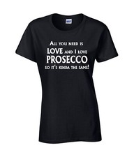 Prosecco Women's Ladies T-Shirt Funny Party Drink Birthday Present Hen Night fun