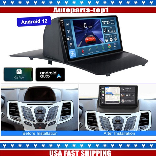 Apple Carplay For Ford Fiesta 2009-2017 Android 12 Car Stereo Radio GPS Navi