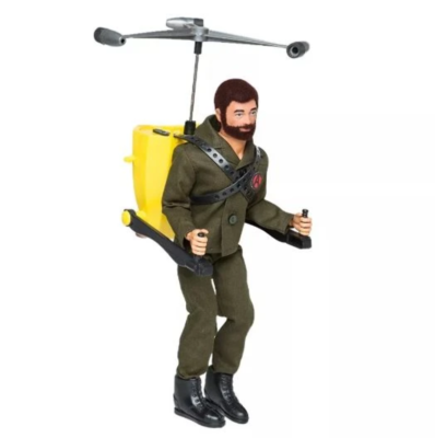 Original Brazilian GI Joe Falcon Turbocopter Articulate Doll Toy
