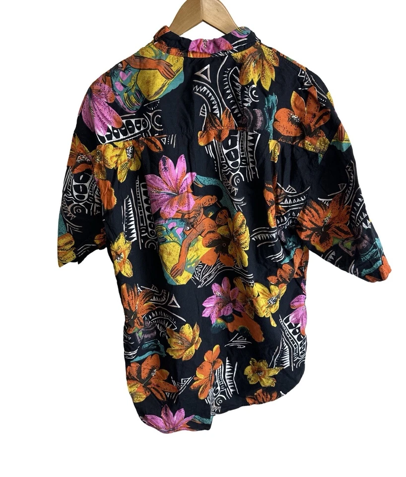 Vintage Tom Tailor Men’s Hawaiian Floral Flower Print Shirt Size XL - Image 3 of 4