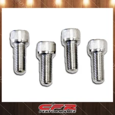 Cobra-Tek Fits  Chevy Small Block Steel Water Pump Pulley Nose Bolt 4 pc. 5/16"