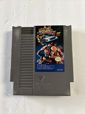Back to the Future Part II &amp; III 2 &amp; 3 (Nintendo NES, 1990) Authentic w Sleeve