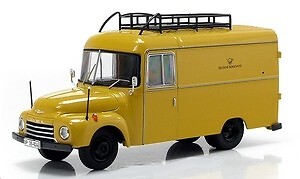 Miniature Opel Blitz 1,75t Deutsche Bundespost pour diorama et vitrine de collection 1:43