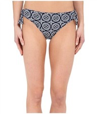 Tommy Bahama Women's Lace Medallion Reversible Tie Hipster Bikini Bottom Size S