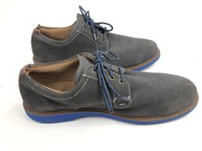 Florsheim Oxford Plain Toe Gray Suede Casual Shoes 16630-016 Boys 7M