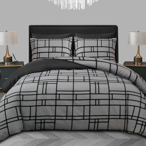 Duvet Cover Set Reversible King Size Duvet Cover Bedding Set Single Double King - Picture 6 of 544