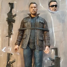 NECA T-800 Terminator Dark Fate Movie 7" Figure Arnold Schwarzenegger REAL