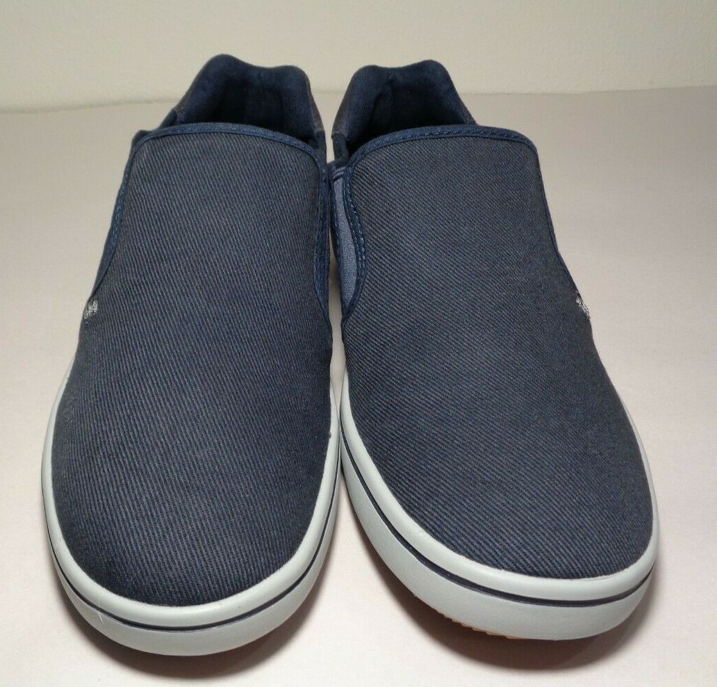 Merrell Size 7.5 M PRIMER LACELESS Navy New Shoes Merrell Size 7.5 M PRIMER LACELESS Navy Canvas Slip On  main image 3