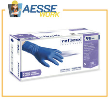 GUANTI IN LATTICE ALTO SPESSORE REFLEXX 98 HIGH RISK BLU 50 PZ.