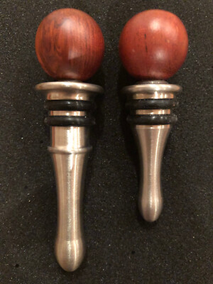 Brookstone Heritage VTG 6-Pc Giftable Rosewood Wine Accessories