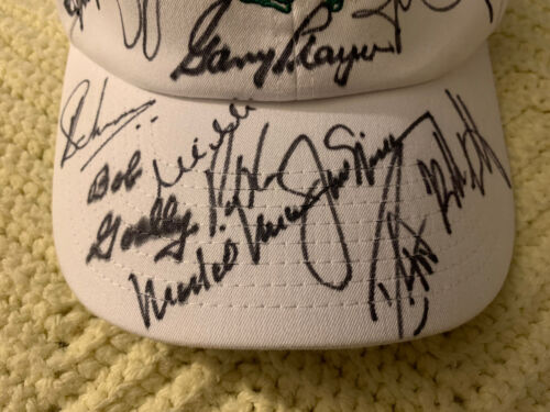 19 Masters Winners Signed New Golf Hat JSA Authentication LOA COA Jacks Nicklaus - Picture 3 of 6