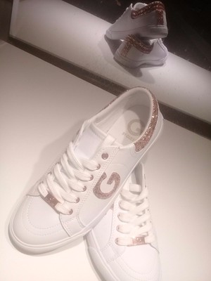 guess sneakers rose gold