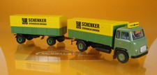 Brekina 85052 Scania LB 76 PP-Zug Schenker Stockholm 1:87 NEU Modell