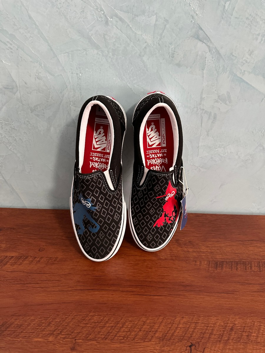 Vans + Krooked by Natas for Ray Barbee Black Slip-On display picture 2