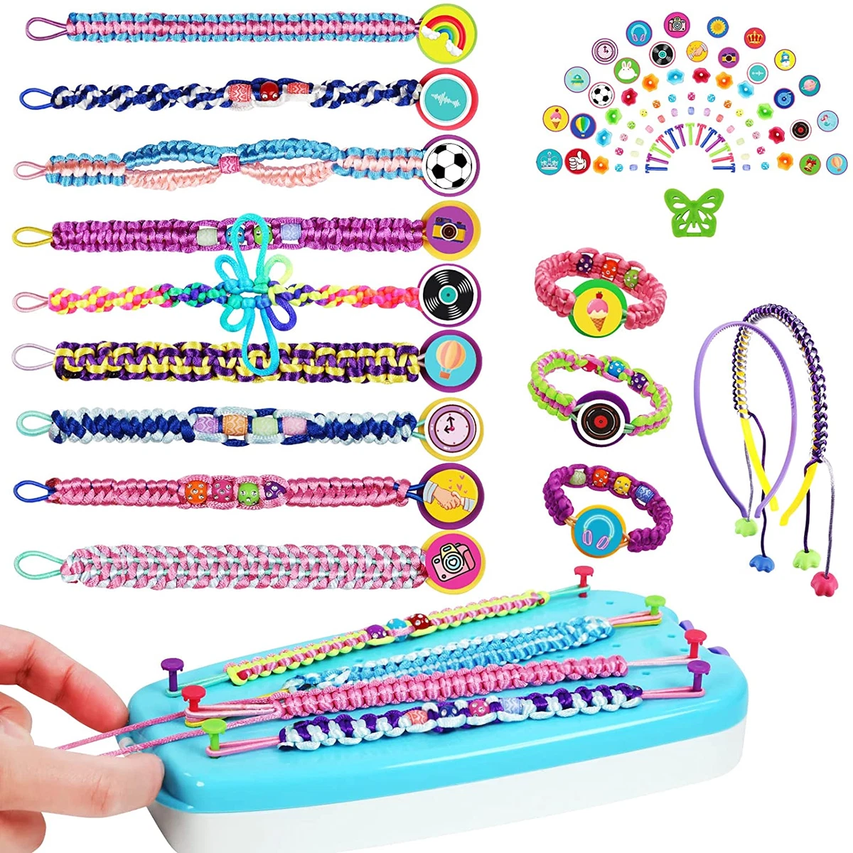 Friendship Bracelet Making Kit for Teen Girls - Arts and Crafts Ideas for  Kids