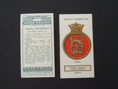 Wills Schiffsabzeichen (1925) - # 5 Royal Sovereign