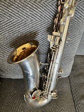 Conn Alto saxophone,"Restored" Silver plated, Gold wash bell