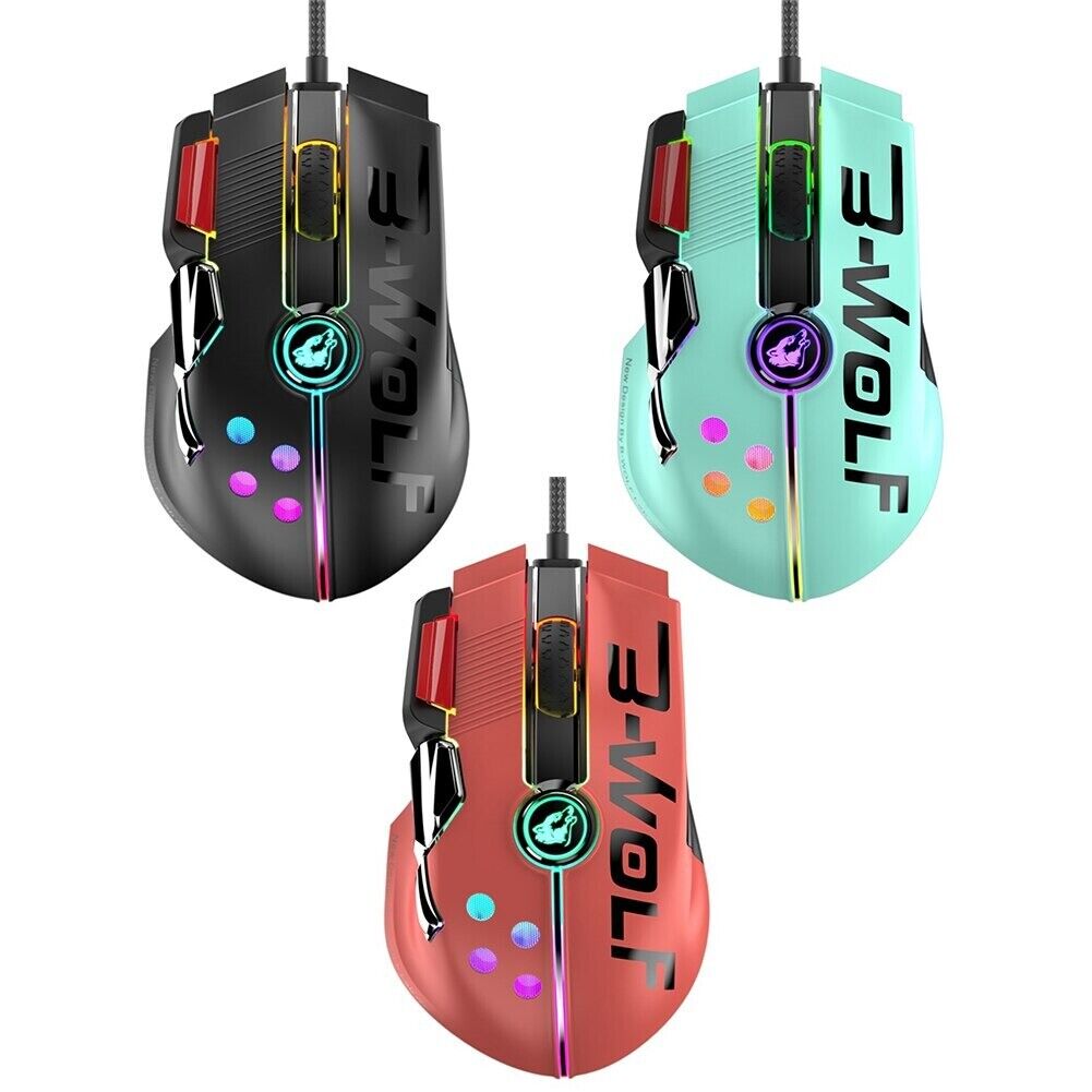 Buy Mouse, RGB Backlight High Accuracy Ergonomic Structure 8