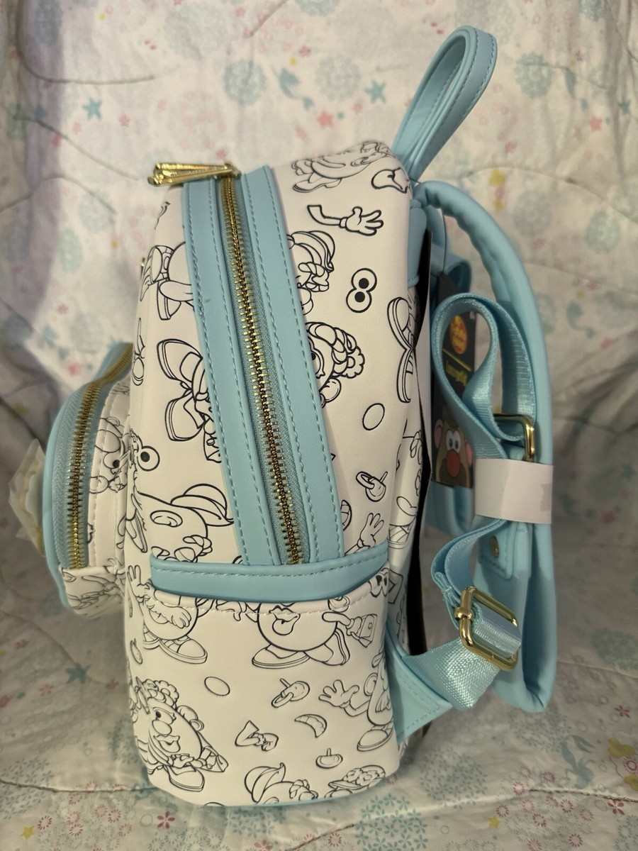 NWT Loungefly Hasbro Mr. & Mrs. Potato Head Mini Backpack  display picture 1